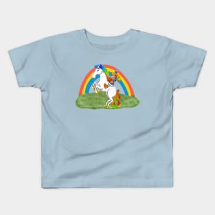 Vintage Rainbow Brite Pony Standing Kids T-Shirt